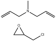 N-METHYLDIALLYLAMINEHYDROCHLORIDEPOLYMERWITHEPICHLOROHYDRIN Struktur