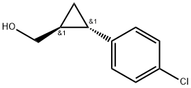 [(1S,2S)-2-(4-Chlorophenyl)cyclopropyl]methanol Struktur