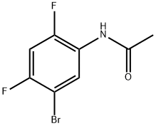 N-(5-bromo-2,4-difluoro-phenyl)acetamide Struktur