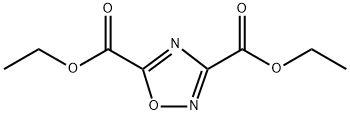 3,5-Diethyl 1,2,4-oxadiazole-3,5-dicarboxylate Struktur