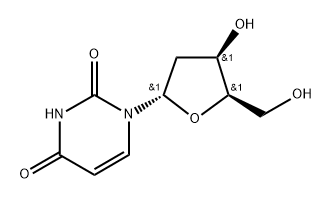 2'-Deoxy-a-uridine Struktur