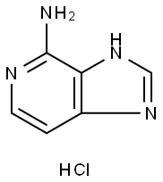 3H-Imidazo[4,5-c]pyridin-4-amine hydrochloride Struktur