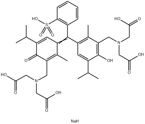 METHYLTHYMOL BLUE, PENTASODIUM SALT, PURE, 96 Struktur