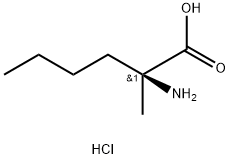 L-Norleucine, 2-methyl-, hydrochloride (1:1) Struktur