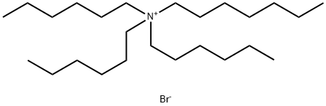 1-Heptanaminium, N,N,N-trihexyl-, bromide (1:1) Struktur