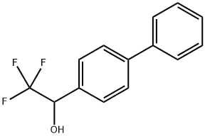 [1,1'-Biphenyl]-4-methanol, α-(trifluoromethyl)- Struktur