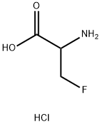 2-amino-3-fluoropropanoicacid hydrochloride Struktur