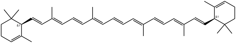 ε,ε-Carotene Struktur