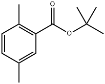 tert-butyl 2,5-dimethylbenzoate Struktur