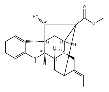 (2α,17S,19E)-19,20-Didehydro-1-demethyl-17-hydroxyajmalan-16-carboxylic acid methyl ester|化合物 T34220