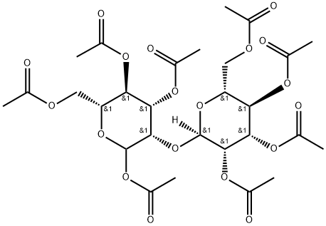 D-Mannopyranose, 2-O-(2,3,4,6-tetra-O-acetyl-α-D-mannopyranosyl)-, tetraacetate (9CI) Struktur