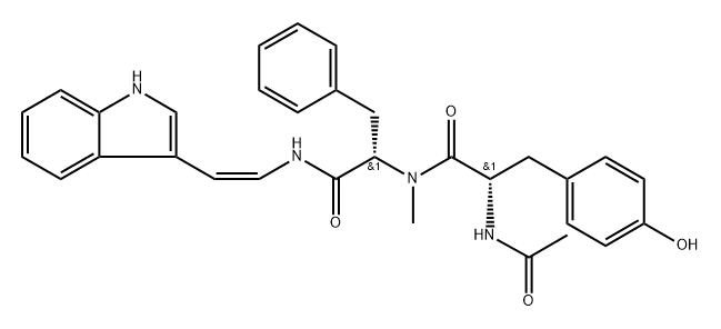 Miyakamide B1 Struktur