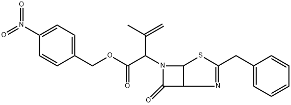 1-METHYL-ETHENYL-7-OXO-3-(PHENYLMETHYL)-4-THIA-2,6-DIAZABICYCLO(3.2.0)HEPT-2- EN
 Struktur