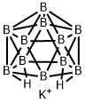 Potassium tetradecahydroundecaborate Struktur