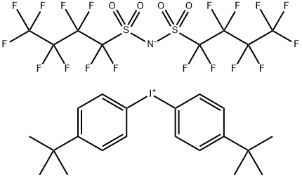 雙(4-叔丁基苯基)碘鎓 雙(全氟丁烷磺?；?亞胺, 524067-97-8, 結(jié)構(gòu)式