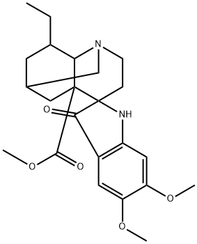 (2β,5α,6β,17ξ,18α)-13-Methoxyvoaluteine Struktur