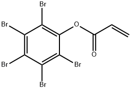 POLY(PENTABROMOPHENYL ACRYLATE) Struktur