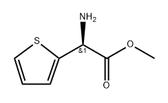 Methyl (2s)-2-amino-2-(thiophen-2-yl)acetate Struktur