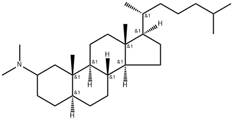 N,N-Dimethyl-5α-cholestan-2-amine Struktur