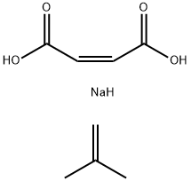 ISOBUTYLENE/SODIUM MALEATE COPOLYMER Struktur