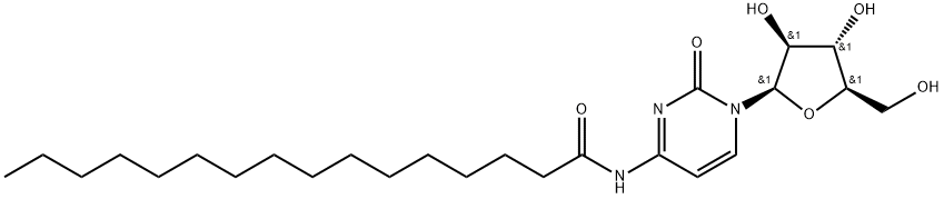 N(4)-palmitoyl cytarabine Struktur