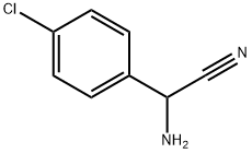 Benzeneacetonitrile, α-amino-4-chloro- Struktur