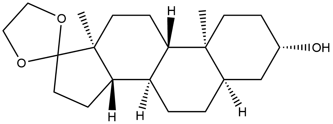 Androstan-17-one, 3-hydroxy-, cyclic 1,2-ethanediyl acetal, (3β,5β)-