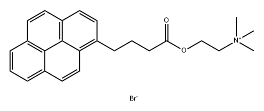 1-pyrenebutyrylcholine Struktur