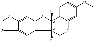 Pterocarpin methylether Struktur