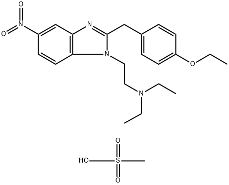 Etonitazene methanesulfonate Struktur