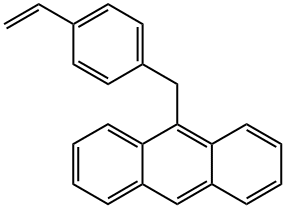 9-[(4-Ethenylphenyl)methyl]anthracene Struktur