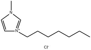 1H-Imidazolium, 3-heptyl-1-methyl-, chloride (1:1) Struktur