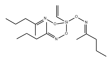 2-Pentanone, O,O',O''-(ethenylsilylidyne)trioxime Struktur