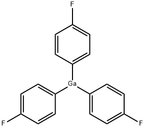 Tris(4-fluorophenyl)gallium Struktur