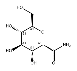 2,6-Anhydro-D-glycero-D-ido-heptonamide Struktur