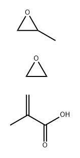 Oxirane, methyl-, polymer with oxirane, mono(2-methyl-2-propenoate) Struktur