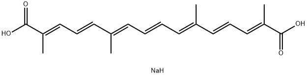 DisodiuM trans-crocetinate Struktur