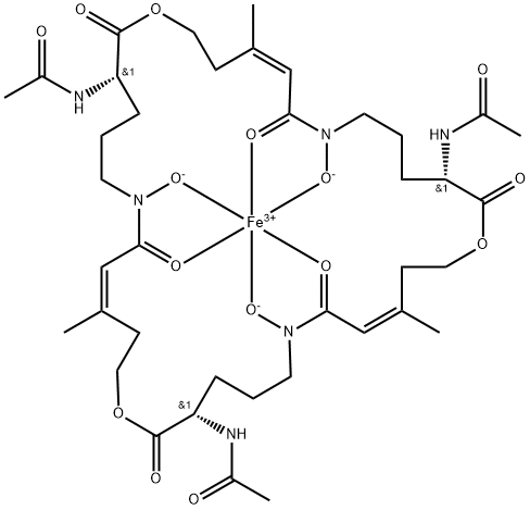 N,N',N''-triacetylfusarinine C Struktur