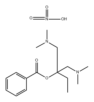 Amydricaine nitrate Struktur