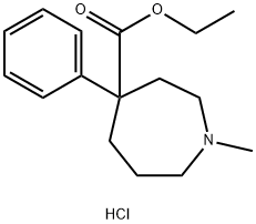 Ethoheptazine Hydrochloride Struktur