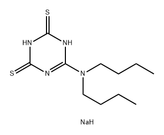 6-(Dibutylamino)-1,3,5-triazine-2,4-dithiol·sodium Struktur