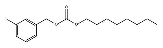 Carbonic acid, (3-iodophenyl)methyl octyl ester Struktur