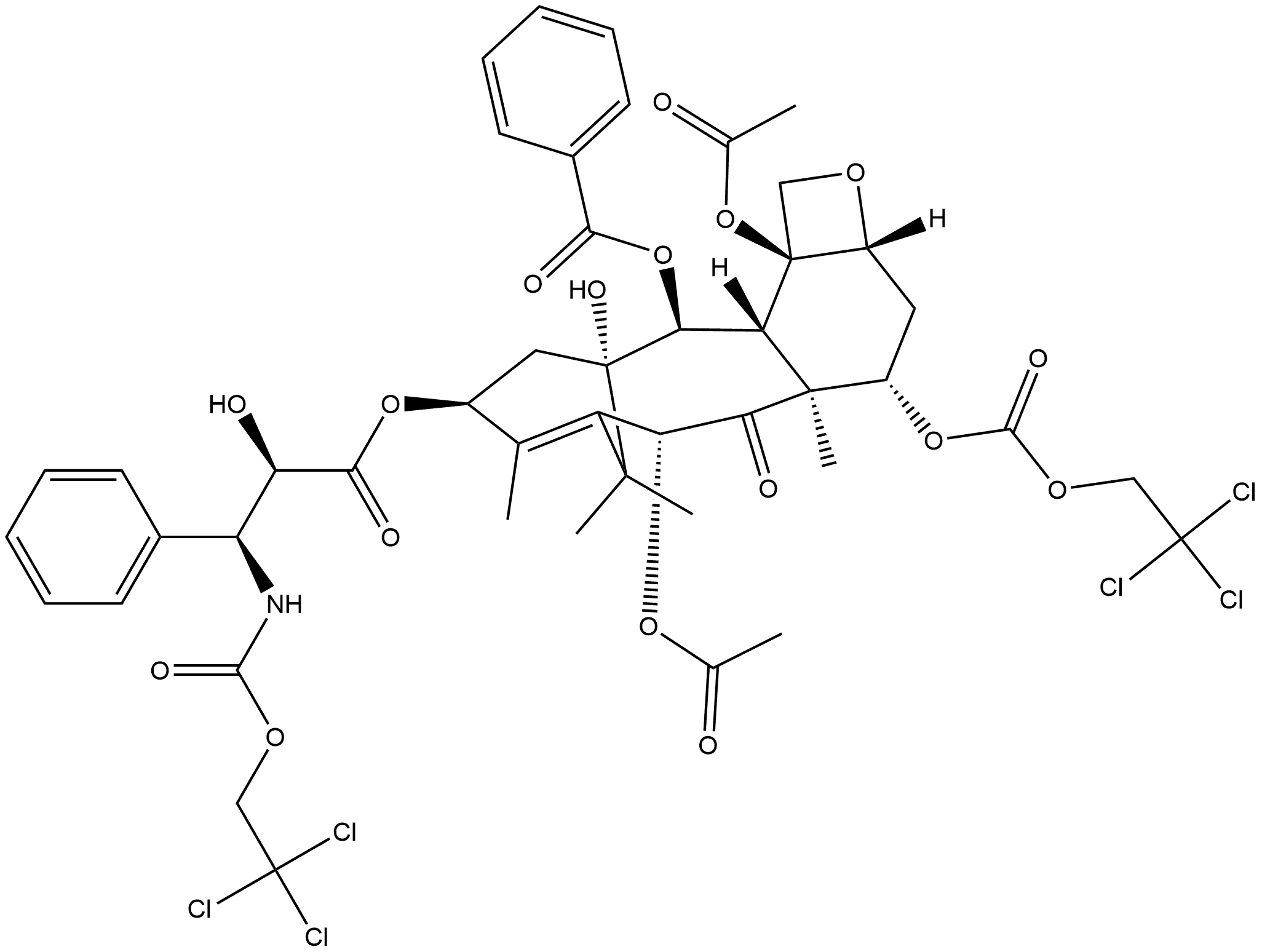 Benzenepropanoic acid, α-hydroxy-β-[[(2,2,2-trichloroethoxy)carbonyl]amino]-, (2aR,4S,4aS,6R,9S,11S,12S,12aR,12bS)-6,12b-bis(acetyloxy)-12-(benzoyloxy)-2a,3,4,4a,5,6,9,10,11,12,12a,12b-dodecahydro-11-hydroxy-4a,8,13,13-tetramethyl-5-oxo-4-[[(2,2,2-trichloroethoxy)carbonyl]oxy]-7,11-methano-1H-cyclodeca[3,4]benz[1,2-b]oxet-9-yl ester, (αR,βS)-