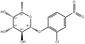 o-Chloro-p-nitrophenyl β-L-fucoside Struktur