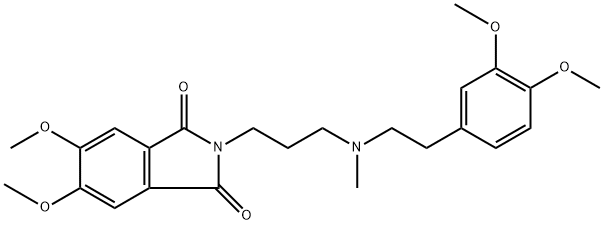 1H-Isoindole-1,3(2H)-dione, 2-[3-[[2-(3,4-dimethoxyphenyl)ethyl]methylamino]propyl]-5,6-dimethoxy-