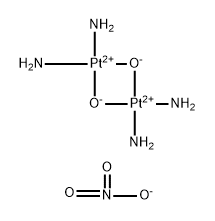 azanide: dihydroxy-oxo-azanium: platinum(+4) cation: dihydroxide Struktur