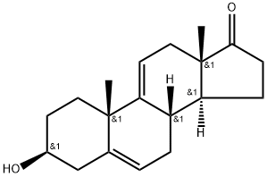 Androsta-5,9(11)-dien-17-one, 3-hydroxy-, (3β)- Struktur