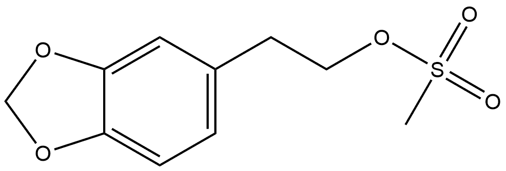 1,3-Benzodioxole-5-ethanol, 5-methanesulfonate