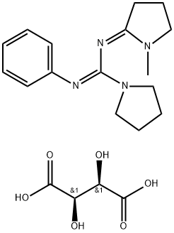 Pirogliride tartrate Struktur