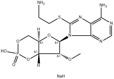 8-AET-2'-O-Me-cAMP Struktur